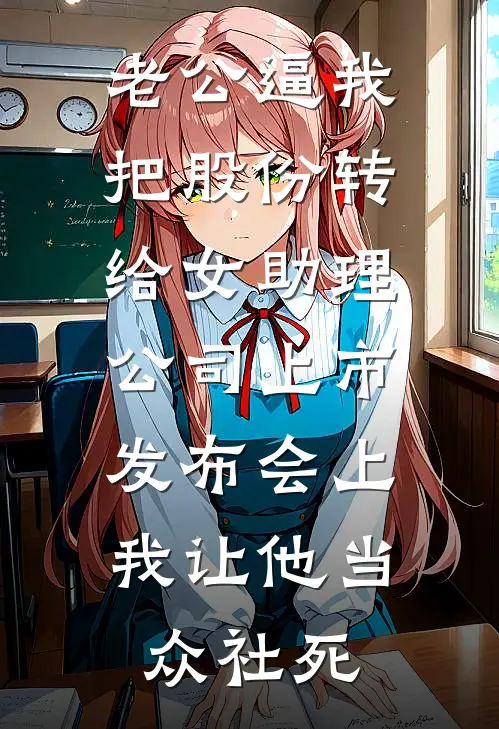 老公逼我把股份转给女助理，公司上市发布会上，我让他当众社死