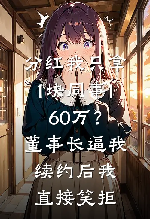 分红我只拿1块同事160万？董事长逼我续约后我直接笑拒